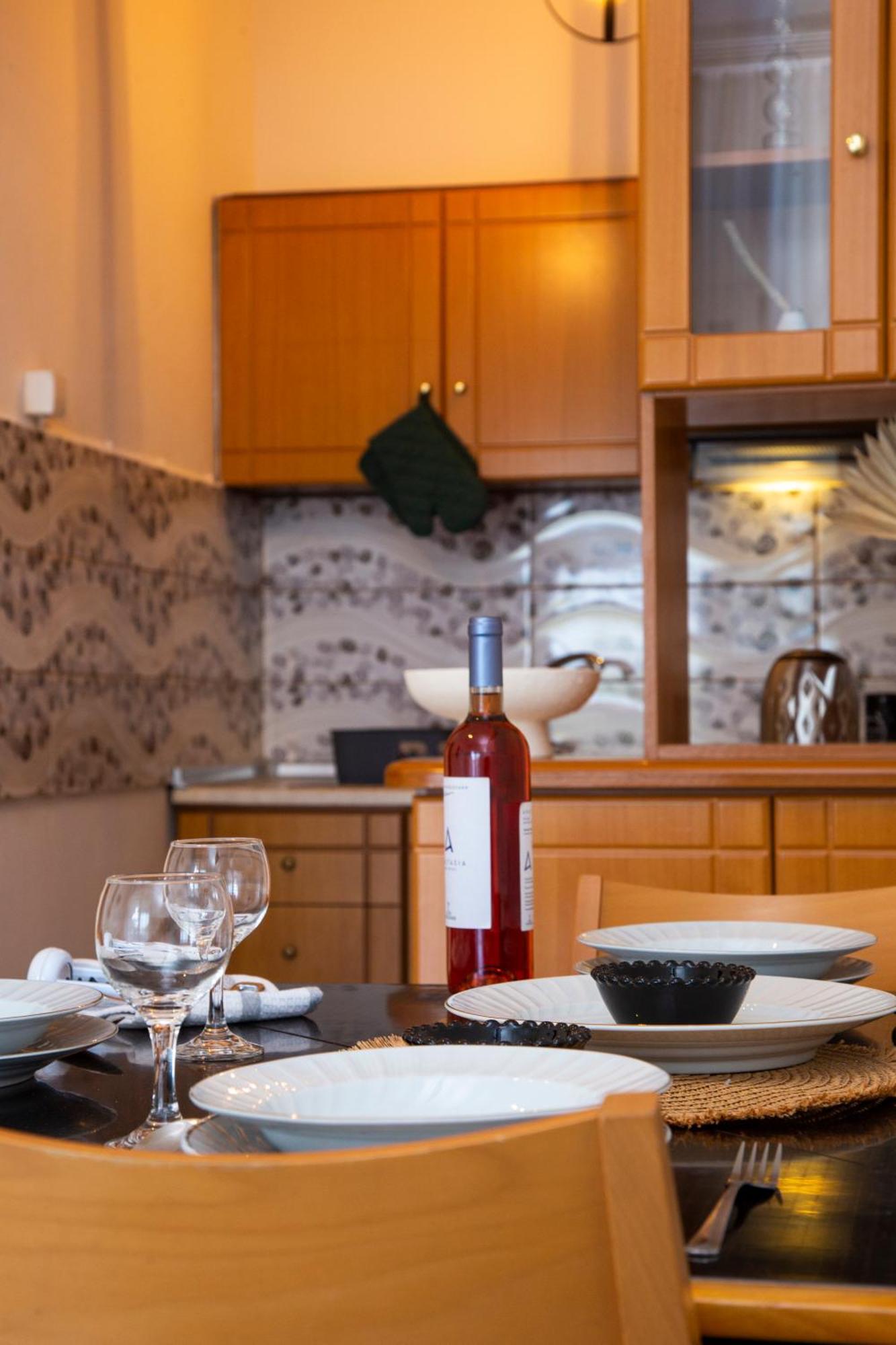 Seamoon Apartment Nea Peramos  Ngoại thất bức ảnh